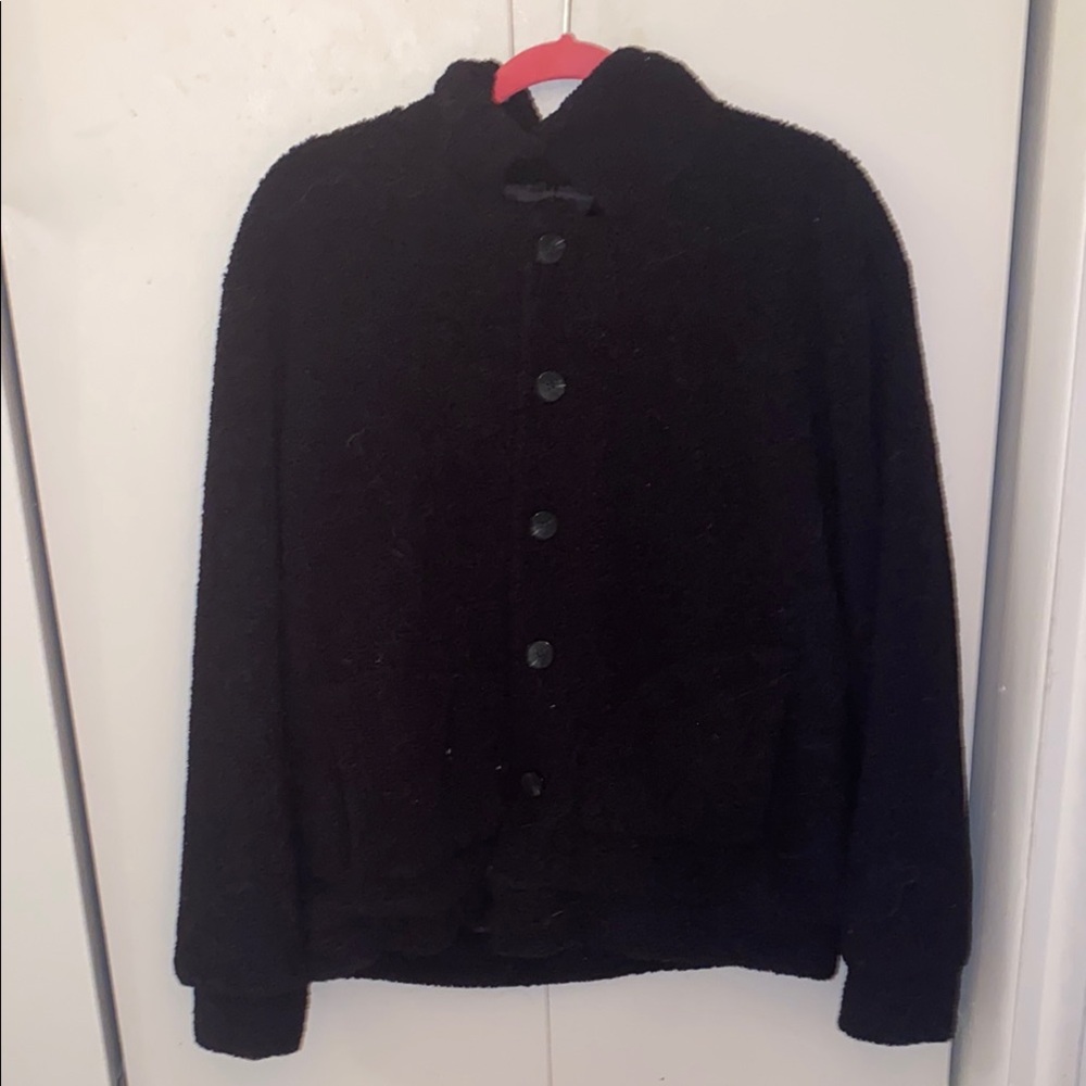 Black Button-Up Jacket